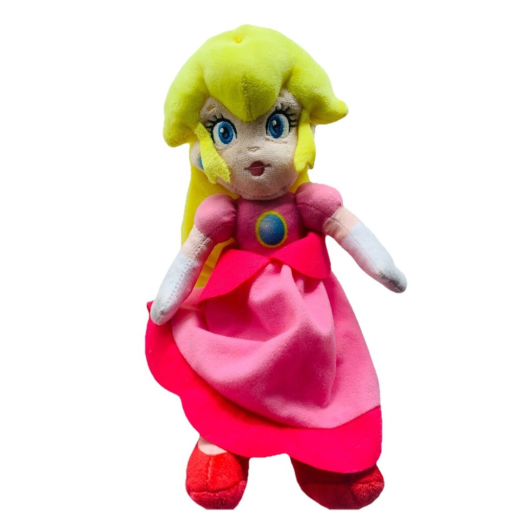 Super Mario Princess Peach Plush Stuffed Toy 2022 Nintendo Good Stuff 12” Doll
